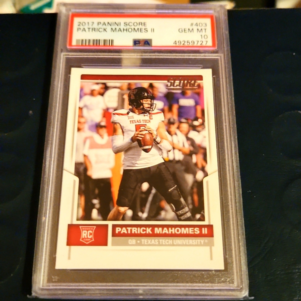 Patrick MaHomes Score Rookie